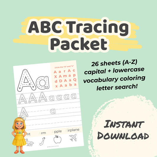 ABC Tracing Printable
